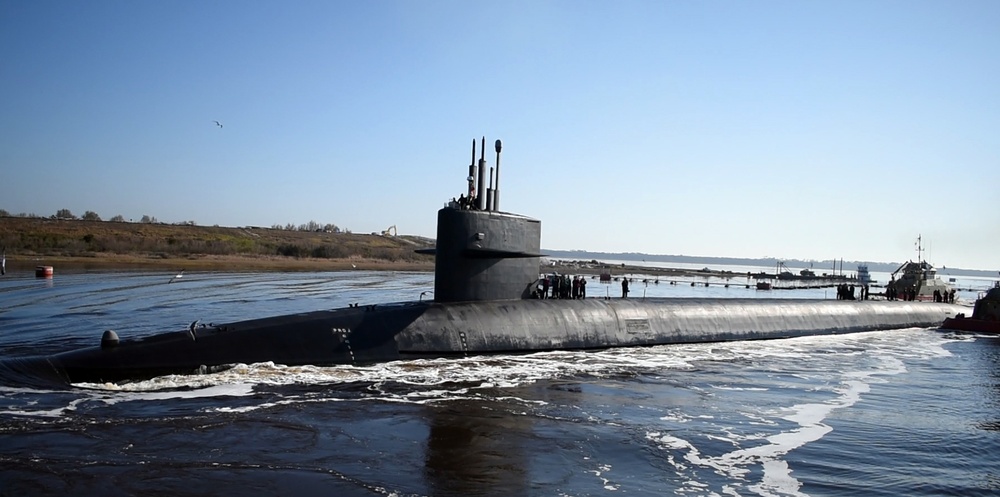 USS Maryland (SSBN 738) (Gold) Returns to Homeport