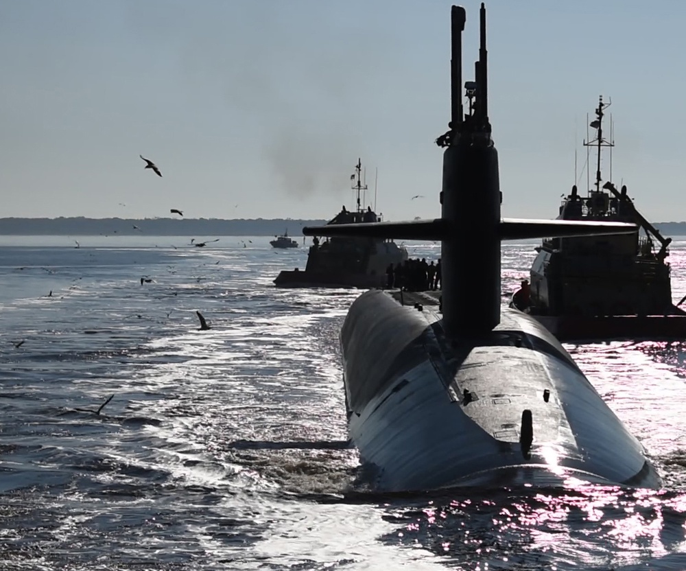 USS Maryland (SSBN 738) (Gold) Returns to Homeport