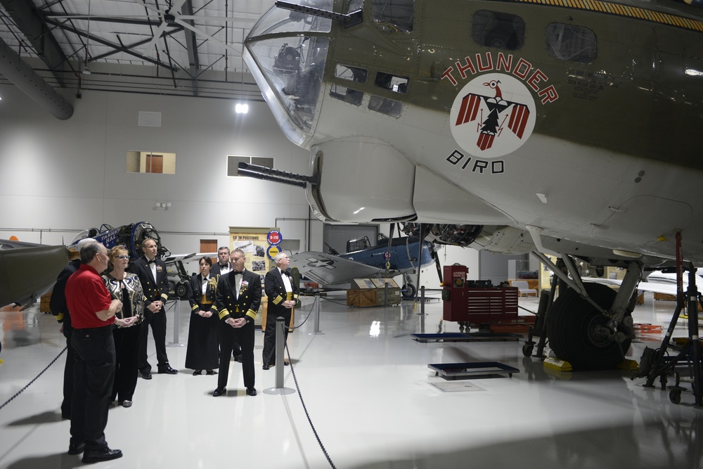 Coast Guard Admiral Paul Thomas visits Lone Star Flight Museum