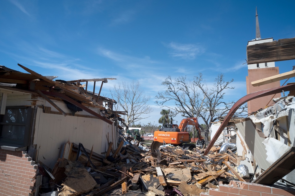 Tyndall Air Force Base chapel demolition