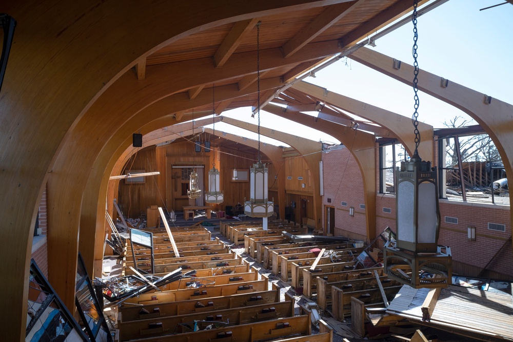 Tyndall Air Force Base chapel demolition