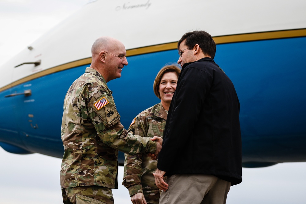 Secretary of the Army visits Soldiers at Warfighter 19