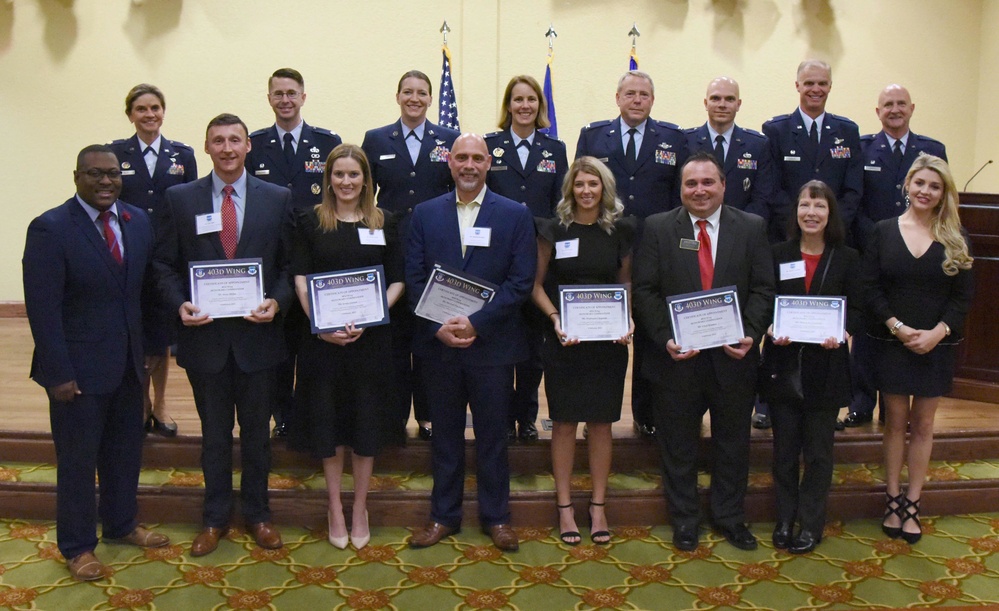 Keesler leadership induct 2019 honorary commanders in first joint ceremony