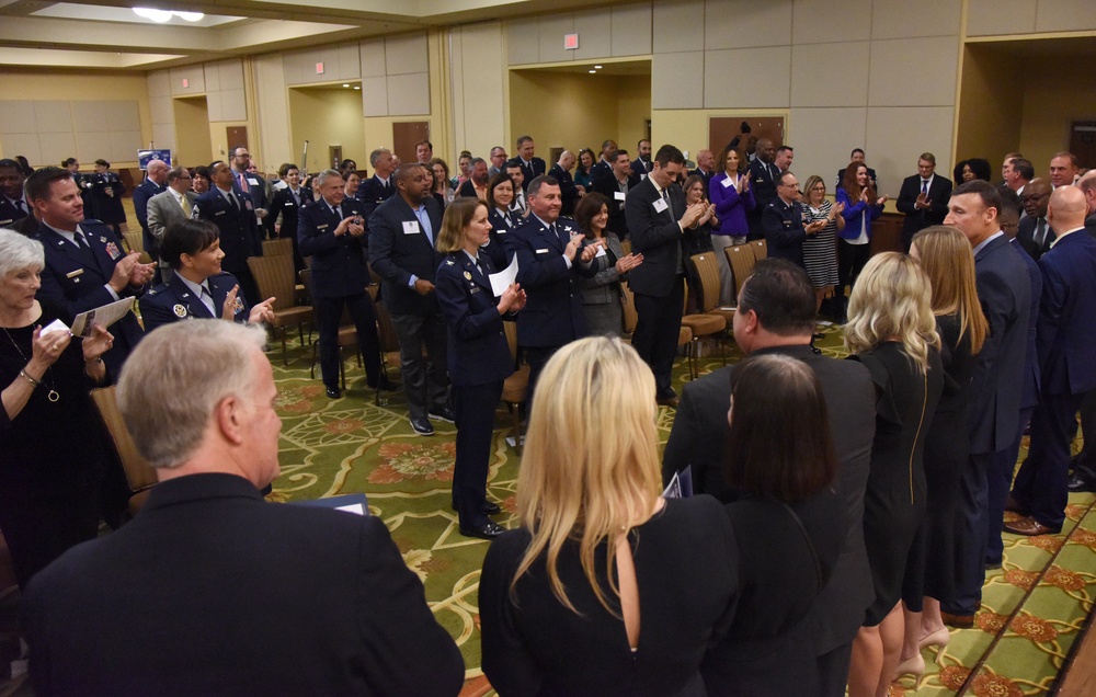 Keesler leadership induct 2019 honorary commanders in first joint ceremony