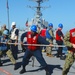 Line Handlers Raise SAR Swimmer to the Deck