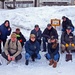 Blue Ridge Sailors make snow lanterns in Otaru, Japan