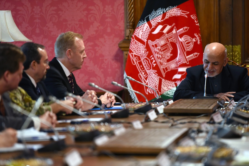 U.S. Acting Secretary of Defense Meets With Afghan President