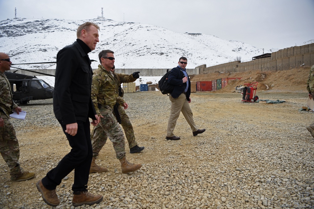 U.S. Acting Secretary of Defense Visits Afghanistan
