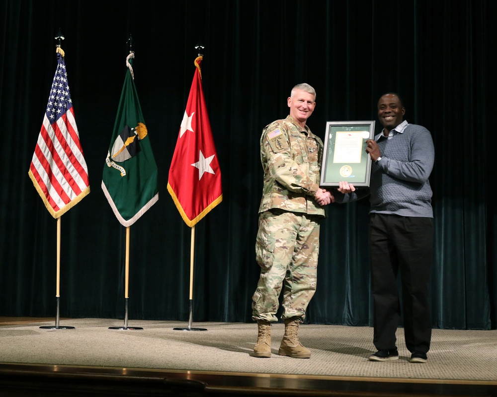 Civilian And Instructors Of The Year Recognized In Ceremony