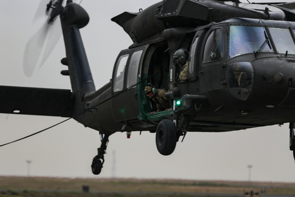 UH-60 Black Hawk Rappel Training