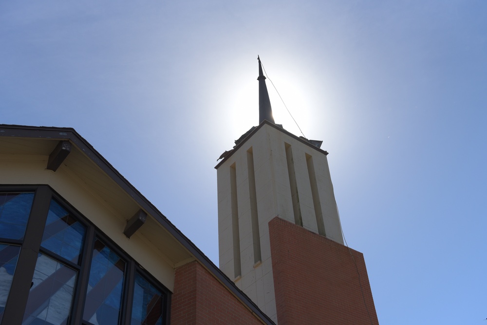 Tyndall chapel demolition after sustained hurricane damage