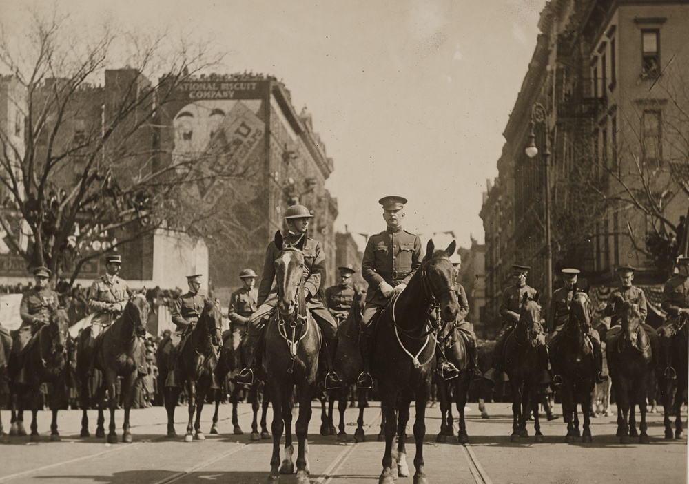 New York National Guard's 27th Division honored in massive parade on March 25 1919