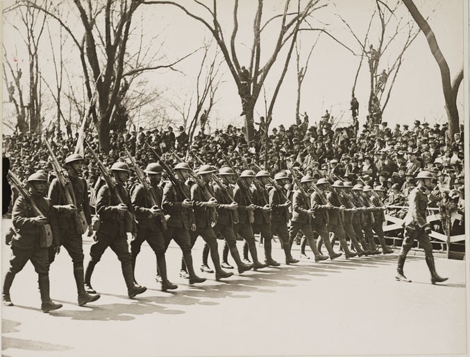 New York National Guard's 27th Division honored in massive parade on March 25 1919