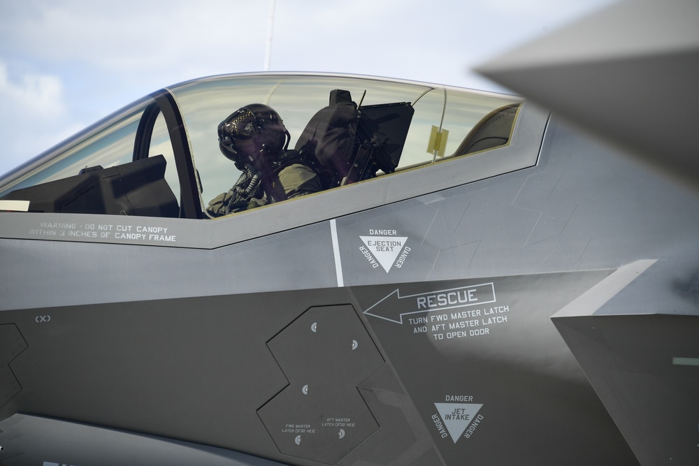 F35A Lightning II launches, Red Flag 19-1