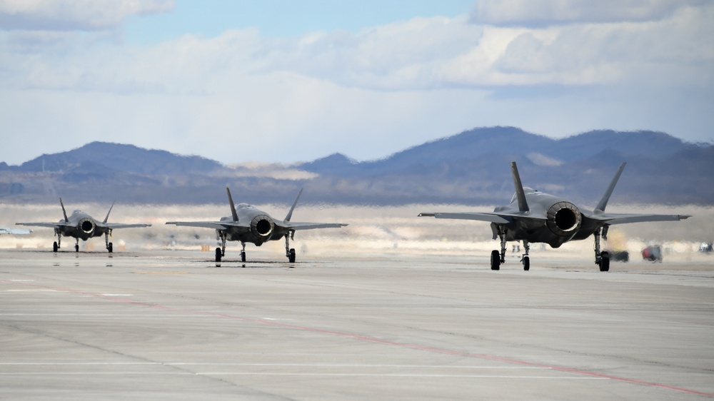 F35A Lightning II launches, Red Flag 19-1