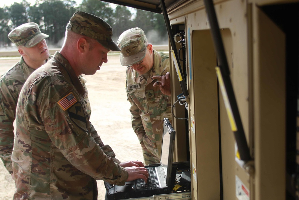 151st Expeditionary Signal Battalion Conducts CPX with 2503rd, 206th DLD