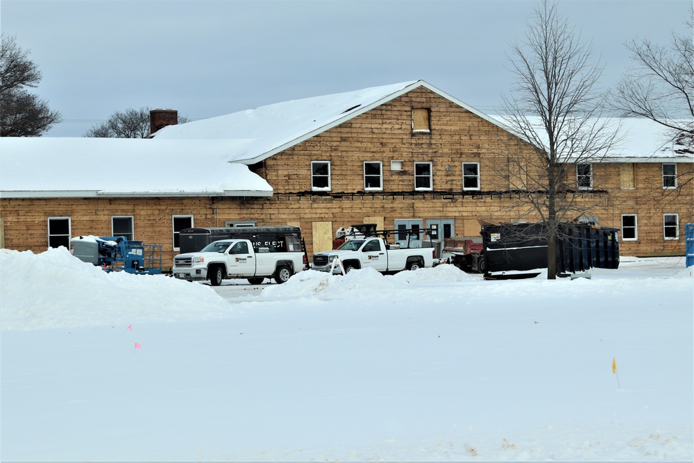 Fort McCoy Construction -- Feb. 1, 2019