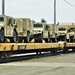 Engineer unit loads railcars for deployment at Fort McCoy