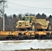 Engineer unit loads railcars for deployment at Fort McCoy