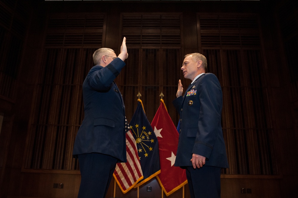 Hopper promoted to colonel at Stout Field