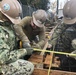 Seabees Pour Concrete For Pre-Engineered Building