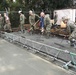 Seabees Pour Concrete For Pre-Engineered Building