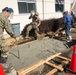 Seabees Pour Concrete For Pre-Engineered Building