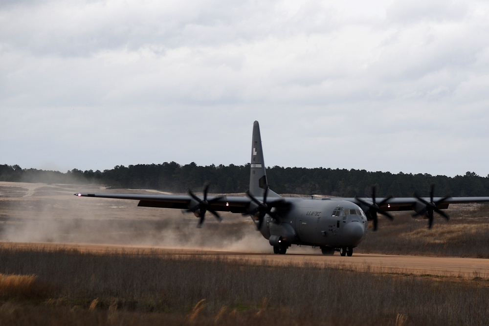 C-130 Hercules aircraft deliver agile combat airlift during GFLR