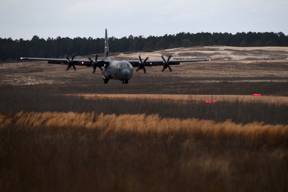 C-130 Hercules aircraft deliver agile combat airlift during GFLR