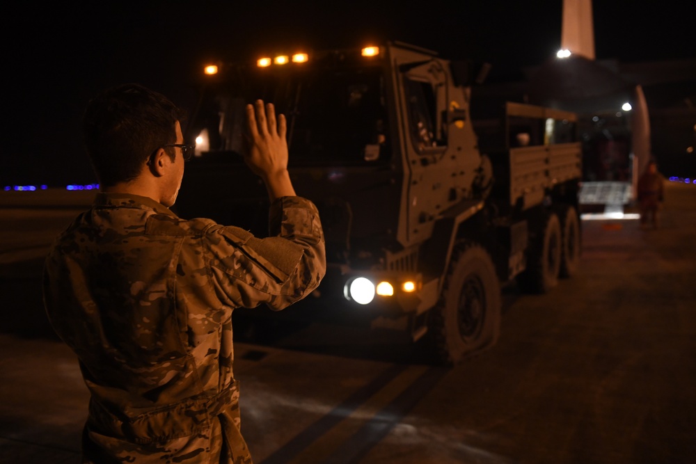 C-130 Hercules aircraft deliver agile combat airlift during GFLR