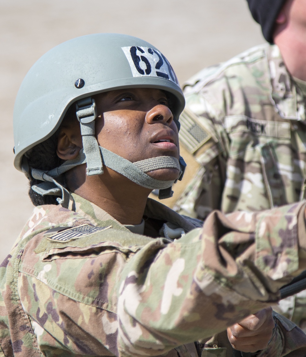 U.S. Service Members Participate in Rappel Phase