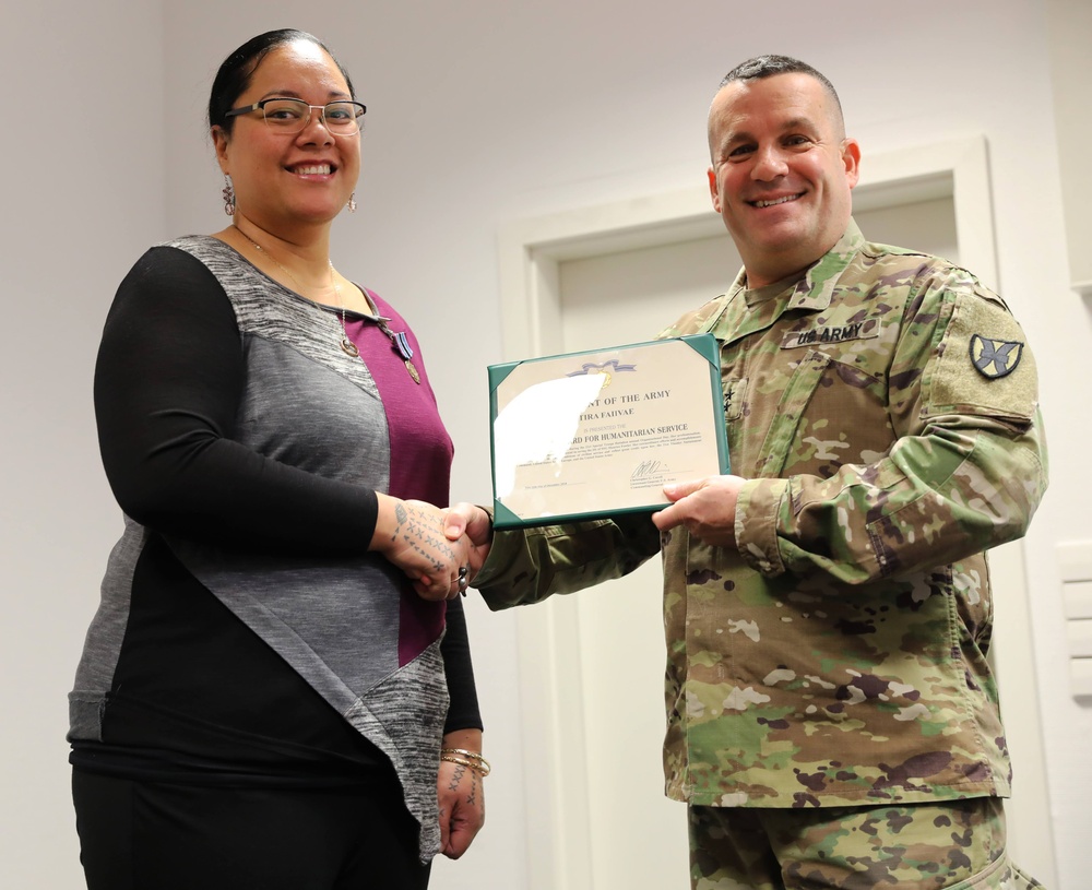 21st TSC employee saves life with military training