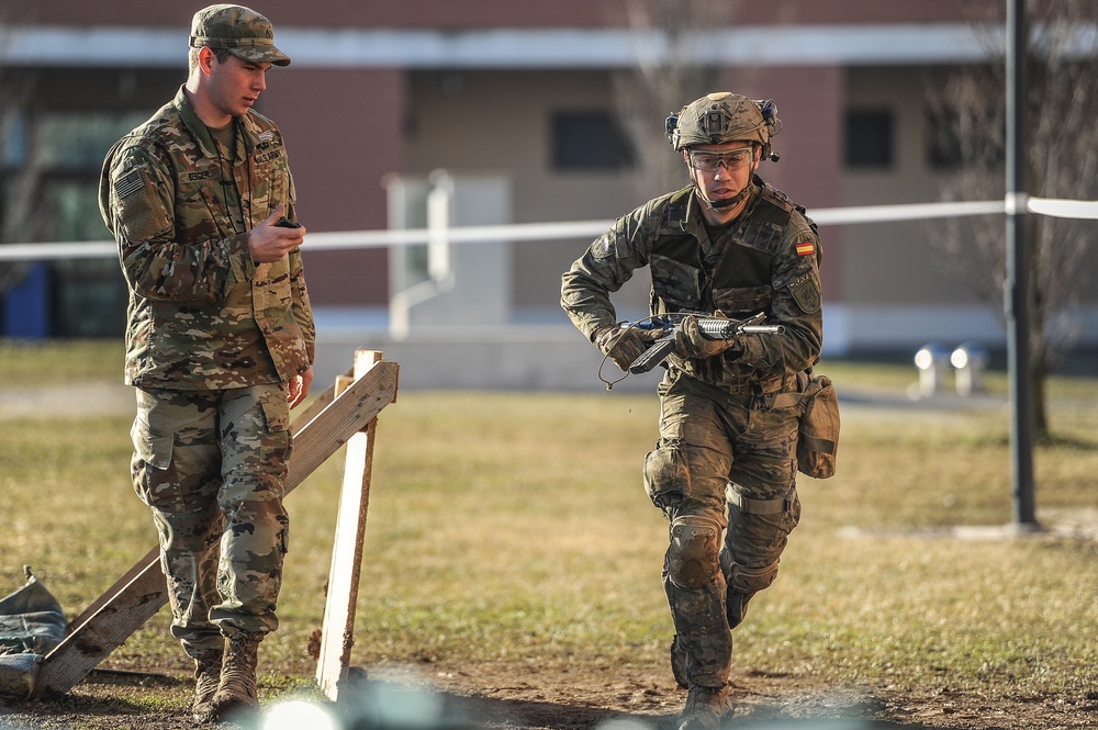 Spaniard runs on grenade lane
