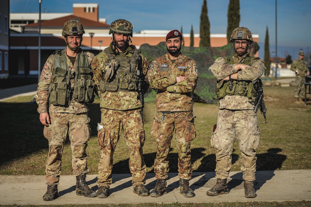 Italians during Expert Infantryman Badge