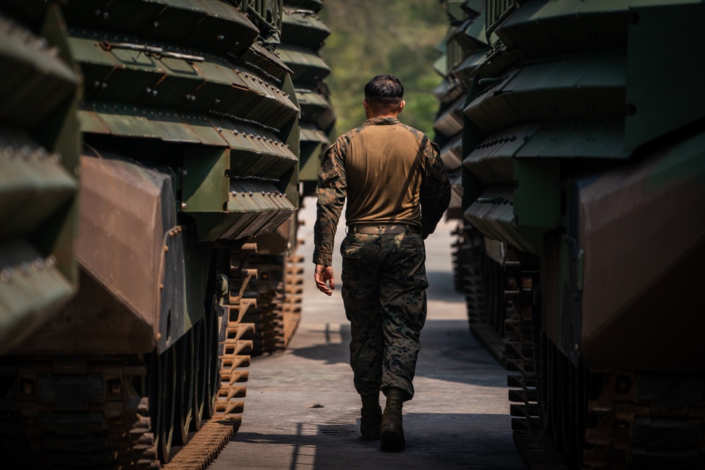Cobra Gold 19: 31st MEU Marines splash AAVs, return to USS Green Bay from coast of Thailand