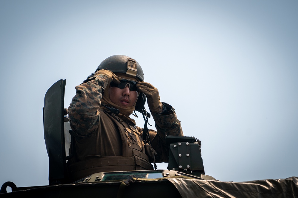 Cobra Gold 19: 31st MEU Marines splash AAVs, return to USS Green Bay from coast of Thailand