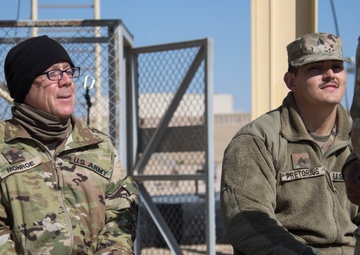 Medic Advises Soldiers at Air Assault School