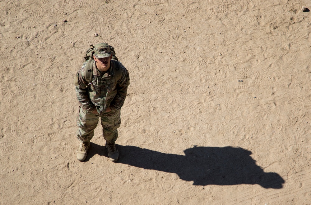 Medic Advises Soldiers at Air Assault School