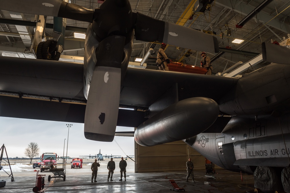 C-130 Hercules Confined Space Rescue Exercise