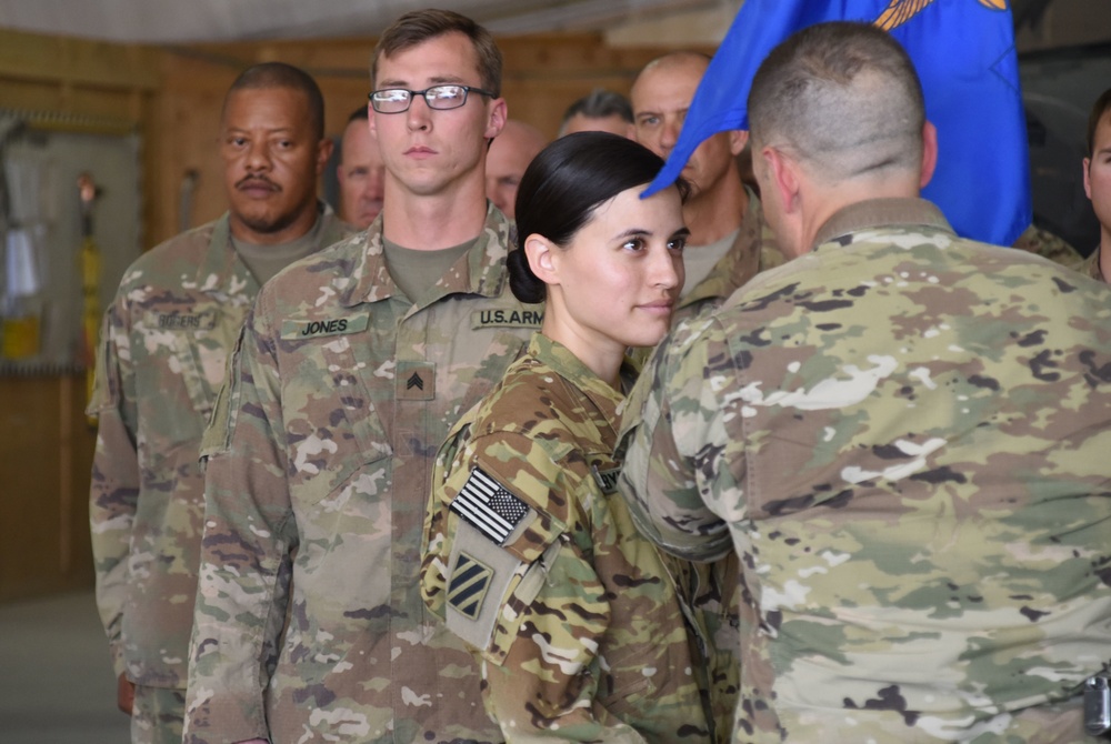 Alpha Company changes command