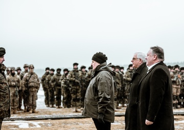 U.S. Secretary of State visits Battle Group Poland