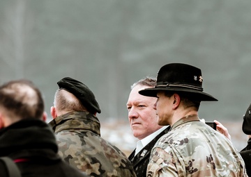 U.S. Secretary of State visits Battle Group Poland