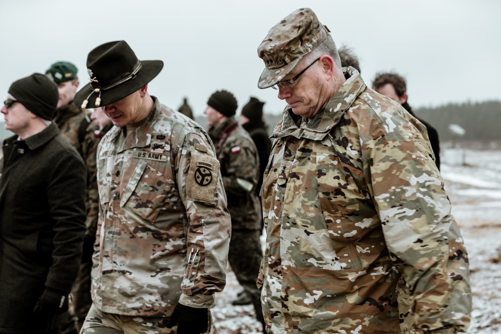 U.S. Secretary of State visits Battle Group Poland