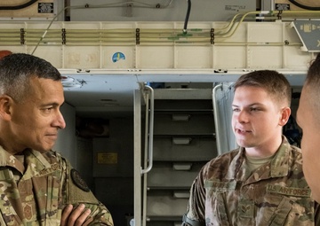 Proud to be AMC: MAJCOM’s new command chief visits DAFB