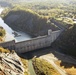 Aerial view of the Mount Morris Dam