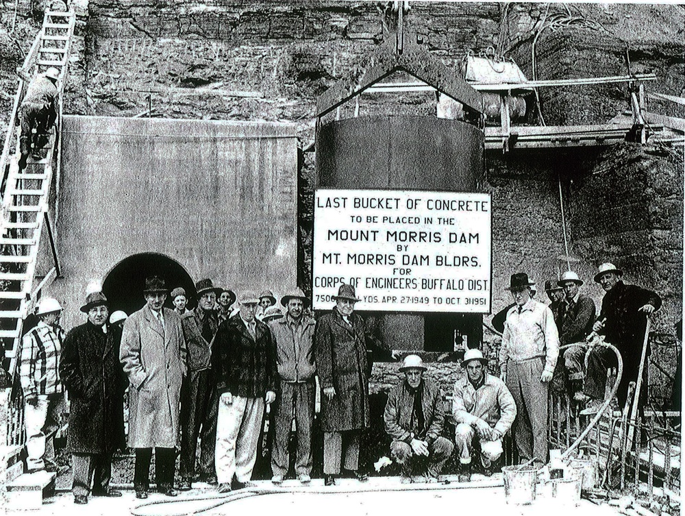 Last bucket of concrete