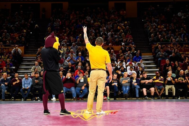 Green Beret overcomes odds to wrestle for ASU as 34 year old walk-on