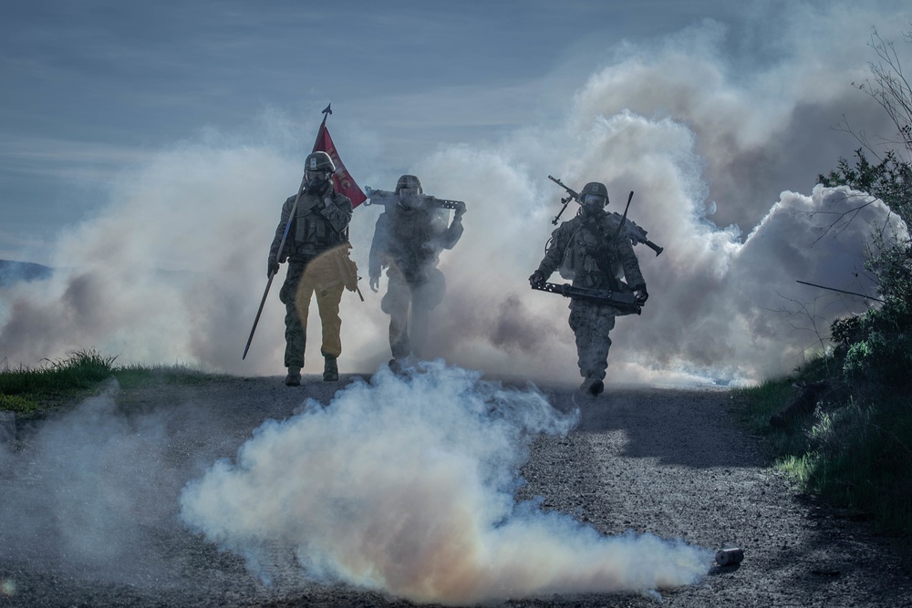 1st Battalion, 1st Marine Regiment Hike