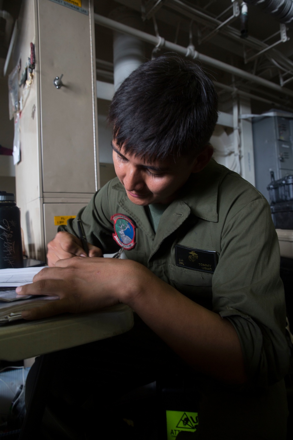 USS Anchorage Avionics Technicians