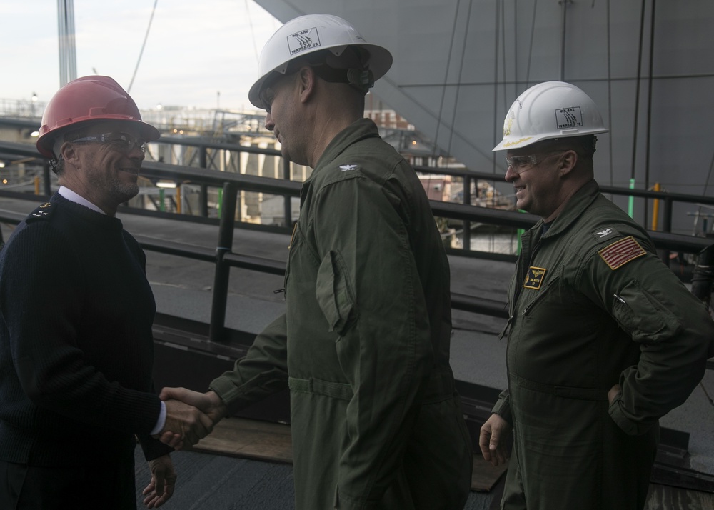 French Vice Admiral Visit